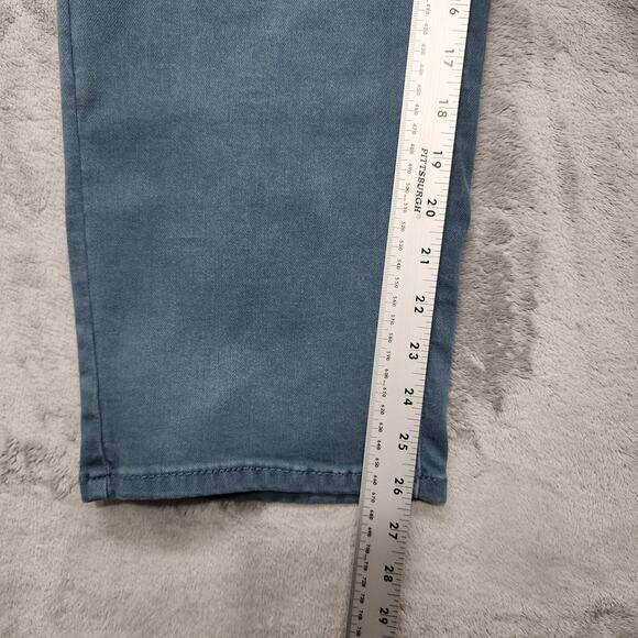 Maurices M Jeans Womens 18W Blue Tapestry High Rise Slim Straight Ankle Stretch - Picture 11 of 13